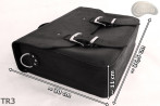 Leather shoulder bag TR3