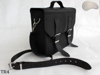 Leather shoulder bag TR4