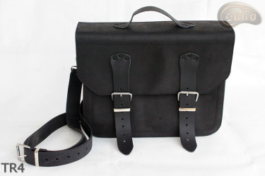 Leather shoulder bag TR4
