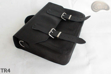 Leather shoulder bag TR4