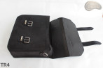 Leather shoulder bag TR4