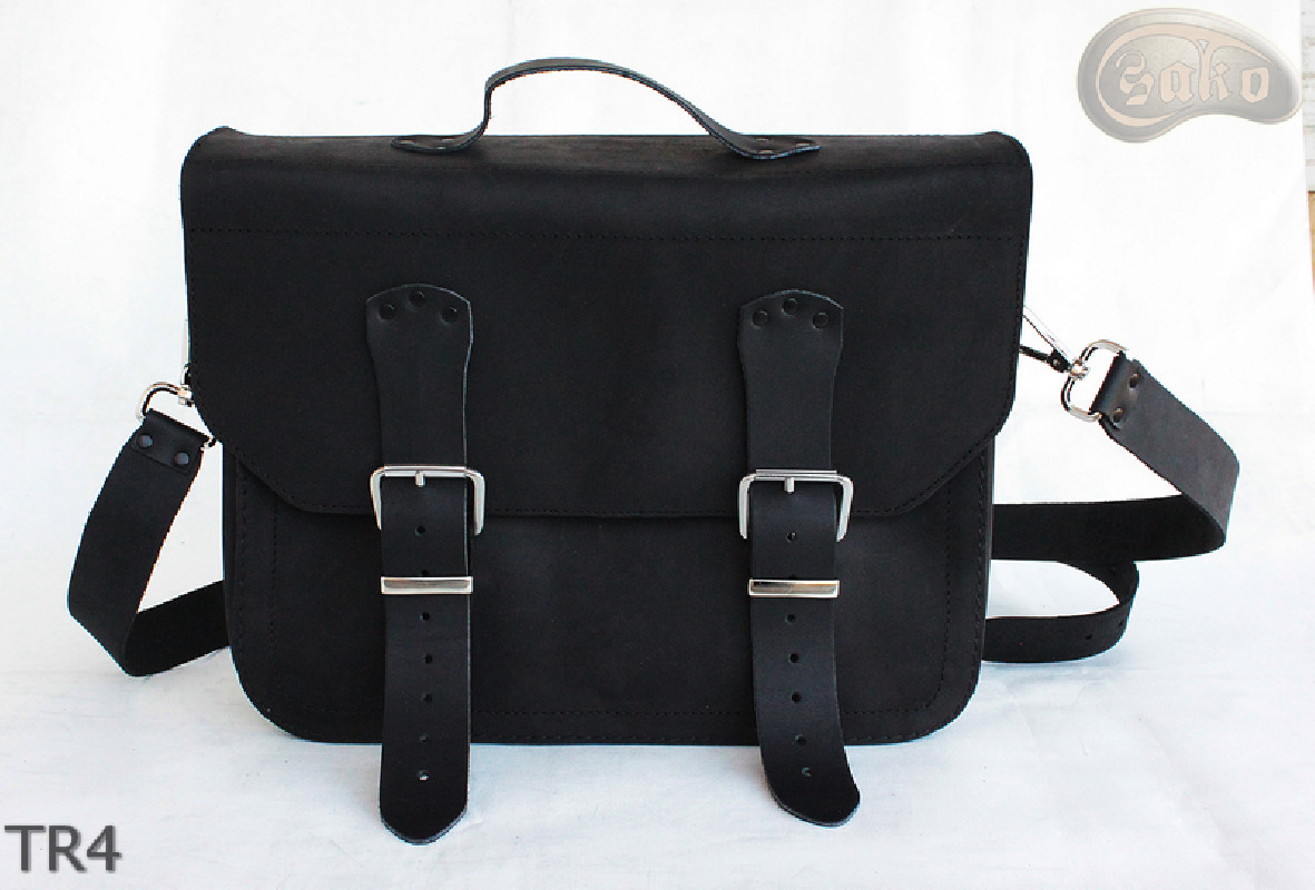 Leather shoulder bag TR4