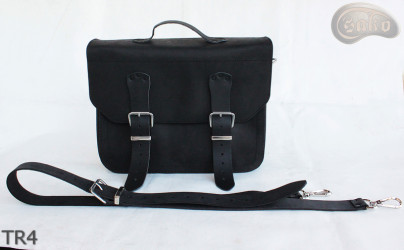 Leather shoulder bag TR4