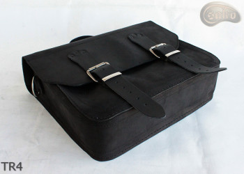 Leather shoulder bag TR4