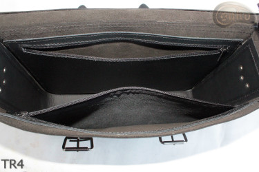 Leather shoulder bag TR4