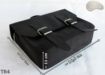 Leather shoulder bag TR4