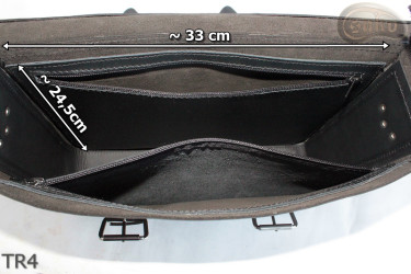 Leather shoulder bag TR4