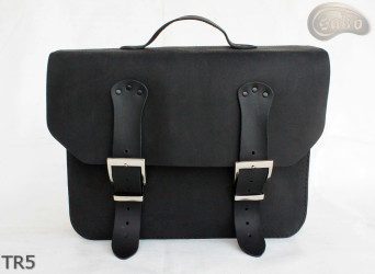 Leather shoulder bag TR5