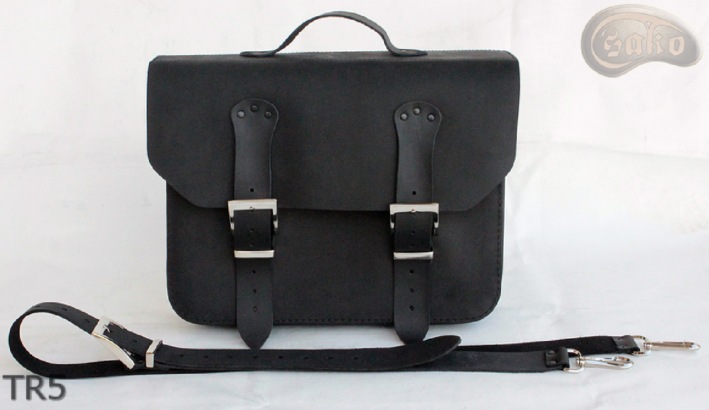 Leather shoulder bag TR5