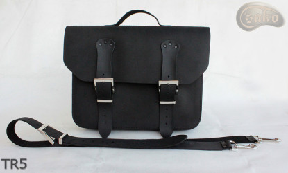 Leather shoulder bag TR5