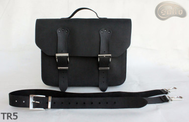 Leather shoulder bag TR5