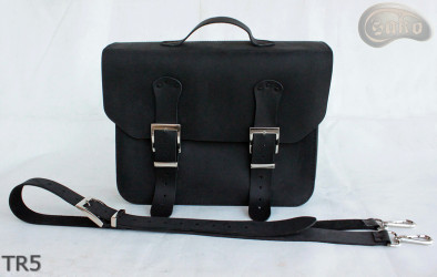 Leather shoulder bag TR5
