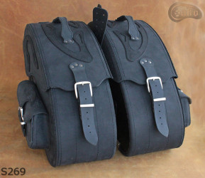LEATHER SADDLEBAGS S269 *TO REQUEST*