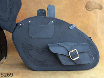 LEATHER SADDLEBAGS S269 *TO REQUEST*