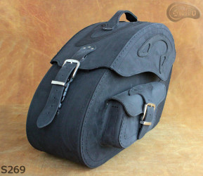 LEATHER SADDLEBAGS S269 *TO REQUEST*