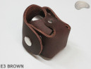 E3 BROWN6 holster case for the Remington 44 caliber COLT1860 revolver drum