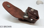 E3 BRAUNER6 Holsterbezug für die Trommel des Revolvers vom Kaliber Remington 44 COLT1860