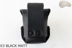E3 BLACK MATT Holsterbezug für die Trommel des Revolvers vom Kaliber Remington 44 COLT1860