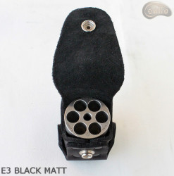E3 BLACK MATT Holsterbezug für die Trommel des Revolvers vom Kaliber Remington 44 COLT1860