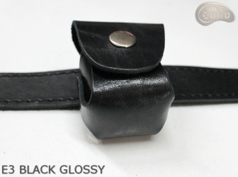 E3 BLACK GLOSSY Holsterbezug für die Trommel des Revolvers vom Kaliber Remington 44 COLT1860