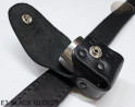 E3 BLACK GLOSSY Holsterbezug für die Trommel des Revolvers vom Kaliber Remington 44 COLT1860