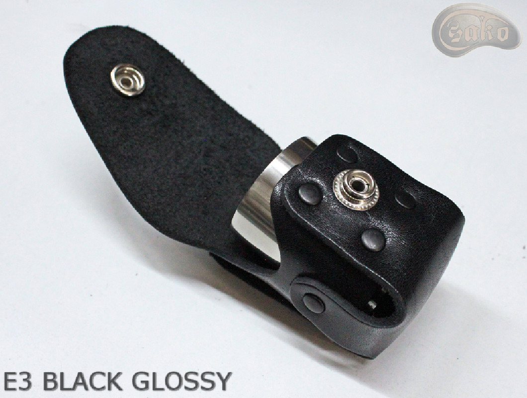 E3 BLACK GLOSSY Holsterbezug für die Trommel des Revolvers vom Kaliber Remington 44 COLT1860