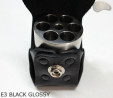 E3 BLACK GLOSSY Holsterbezug für die Trommel des Revolvers vom Kaliber Remington 44 COLT1860
