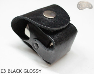 E3 BLACK GLOSSY Holsterbezug für die Trommel des Revolvers vom Kaliber Remington 44 COLT1860