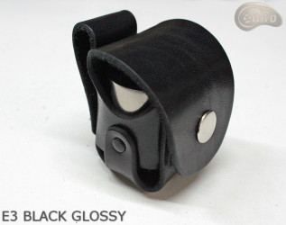 E3 BLACK GLOSSY Holsterbezug für die Trommel des Revolvers vom Kaliber Remington 44 COLT1860