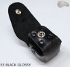 E3 BLACK GLOSSY Holsterbezug für die Trommel des Revolvers vom Kaliber Remington 44 COLT1860