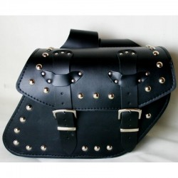 LEATHER SADDLEBAGS S142