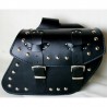 LEATHER SADDLEBAGS S142