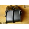 LEATHER SADDLEBAGS S142