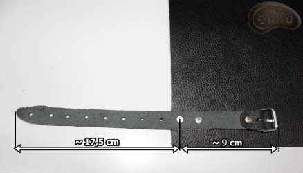 Protège-cuisses en cuir pour ceinture de pantalon