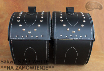 Bőr táska S263 WHITE **kérésre**