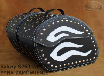 Bőr táska S263 WHITE **kérésre**