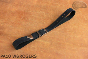PA10 W&ROGERS-Hosengürtel aus Leder mit Metallspitze