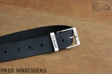 PA10 W&ROGERS-Hosengürtel aus Leder mit Metallspitze