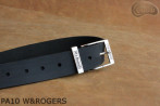 PA10 W&ROGERS-Hosengürtel aus Leder mit Metallspitze