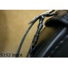LEATHER SADDLEBAGS S152 BLACK