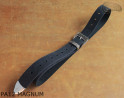 PA12 MAGNUM -Hosengürtel aus Leder mit Metallspitze