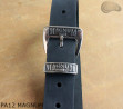 PA12 MAGNUM -Hosengürtel aus Leder mit Metallspitze