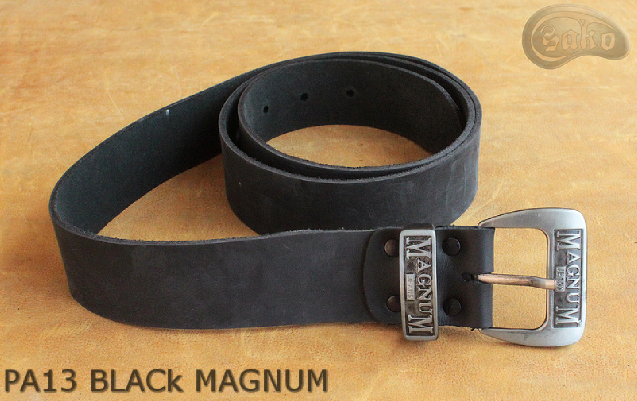 PA13 BLACK MAGNUM -Hosengürtel aus Leder