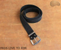 PA16 LIVE TO RIM Leather trouser belt
