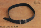 PA16 LIVE TO RIM Leather trouser belt