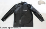 F19-Schweißerjacke aus Leder mit Klettverschluss