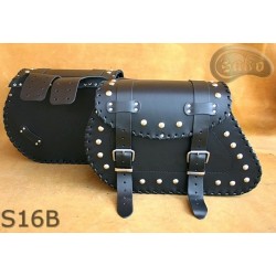 LEATHER SADDLEBAGS S16