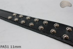 PA51-Lederarmband mit 11 mm Ziernieten