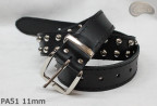 PA51-Lederarmband mit 11 mm Ziernieten