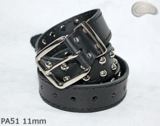 PA51-Lederarmband mit 11 mm Ziernieten